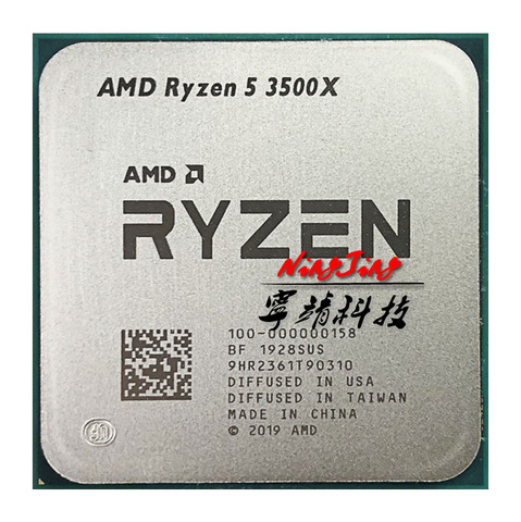 Процессор AMD Ryzen 5 3500X R5 3500X 3,6 ГГц, шестиядерный процессор с 6 потоками, 7 нм, 65 Вт, L3 = 32 м, 100-000000158 разъем AM4 ► Фото 1/1