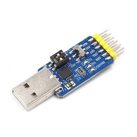 6 в 1 CP2102 USB для ttl 485 232 Huzhuan 3,3 V/5 V совместимый шесть многофункциональных последовательных модулей ► Фото 1/1