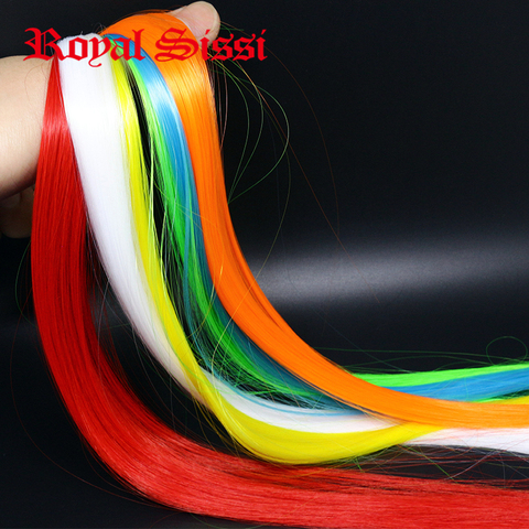 Royal Sissi 12 цветов прочные морские стримеры из волокна в форме гольяна материалы для завязывания мушек синтетические волосы волокна для изгот... ► Фото 1/6