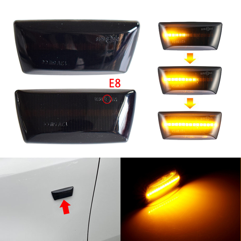 Динамический поворотный сигнал, светодиодный боковой маркер, зеркальсветильник индикатор, мигающий индикатор для Opel Insignia Astra H Zafira B Corsa D ... ► Фото 1/6