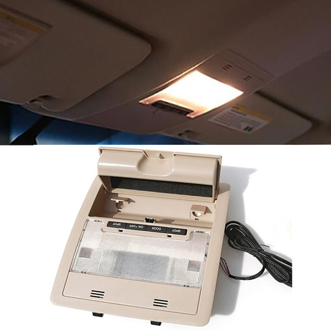 Верхняя консоль для Toyota Land Cruiser 200, купольсветильник лампа для чтения карт, OEM 2008-2011 2012 2013 2014 2015 2016 2017 2022 ► Фото 1/6