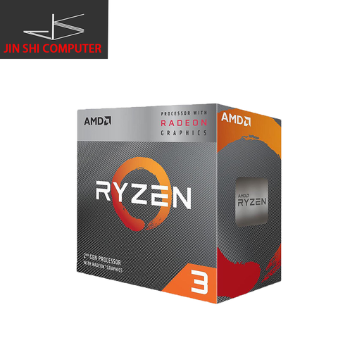 AMD Ryzen 3 3200G R3 3200G 3,6 ГГц четырехъядерный процессор 65 Вт Процессор L3 = 4 м YD3200C5M4MFH Socket AM4 новый и есть вентилятор ► Фото 1/2