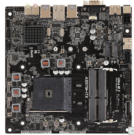 Новая A320 AM4 MINI-ITX ITX HTPC материнская плата для ASRock A320TM-ITX настольная плата USB3.1 M.2 DDR4 ► Фото 1/3