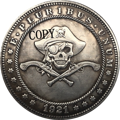 Копилка Hobo Nickel 1921-D для монет, США, морганский доллар, тип 165 ► Фото 1/2