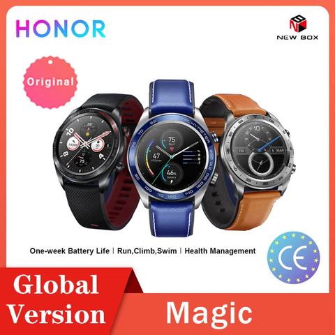 Honor Magic Watch, умные Часы, пульсометр, водонепроницаемый трекер, GPS, рабочий телефон, звонок для Android iOS, глобальная версия Часы Ver ► Фото 1/1