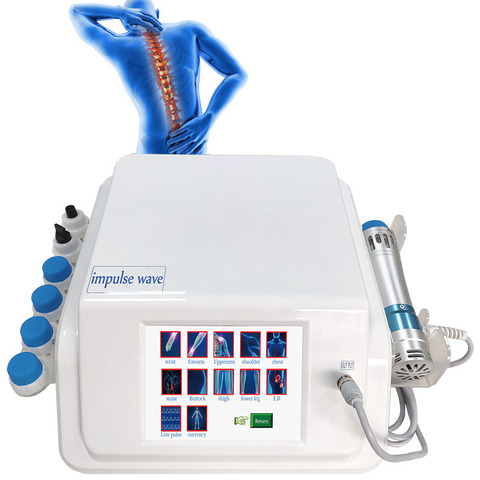Профессиональный электромагнитный Extracorporeal ударно-волновой терапевтический аппарат, обезболивающий массажер, массаж, релаксация ► Фото 1/6