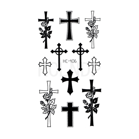 Тату (татуировка) Крест: значение и эскизы женские и мужские