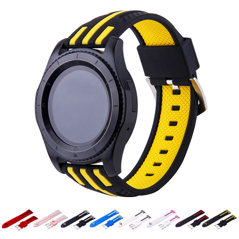 Ремешок спортивный для Gear S3 frontier, браслет для Samsung galaxy watch 46 мм amazfit bip huawei watch gt 2e, 22 мм, аксессуары для часов 47 мм ► Фото 1/6