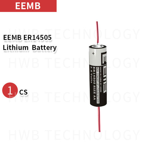 EEMB ER14505 AA 3,6 В 2400 мАч литиевая батарея ER14505, Сварочная игла, бесплатная доставка ► Фото 1/5