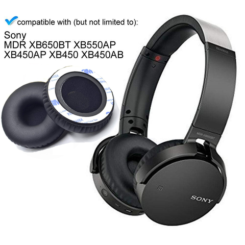 Замена амбушюры подушечки для Sony MDR-XB550AP MDR-XB450AP MDR-XB650BT MDR-XB450 MDR XB550AP XB450AP XB650BT XB450 наушники ► Фото 1/6