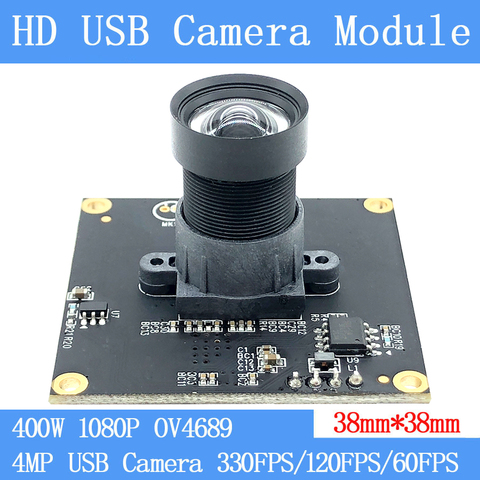 Промышленная мини камера видеонаблюдения без искажений, 1080 к/с, к/с, USB, 4 МП, OV4689, веб-камера Full HD P, UVC, модуль USB камеры ► Фото 1/1