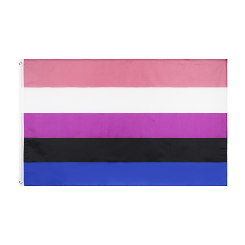 Xiangying 90х150 см 3х5 ЛГБТ пол queer fluid gender fluid Flag ► Фото 1/6
