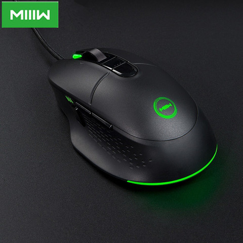 Оригинальная игровая мышь MIIIW 700G RGB с цветным световым эффектом, 1000 Гц, скорость Проводной игры, 6 кнопок, 7200 точек/дюйм, эргономичная геймерская мышь для Xiaomi ► Фото 1/6