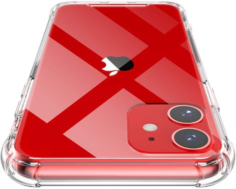 Прозрачный противоударный мягкий силиконовый чехол для iPhone 12 11 Pro Max X XR XS 8 7 6 6S Plus SE 2022, силиконовый защитный чехол 360 дюйма ► Фото 1/6