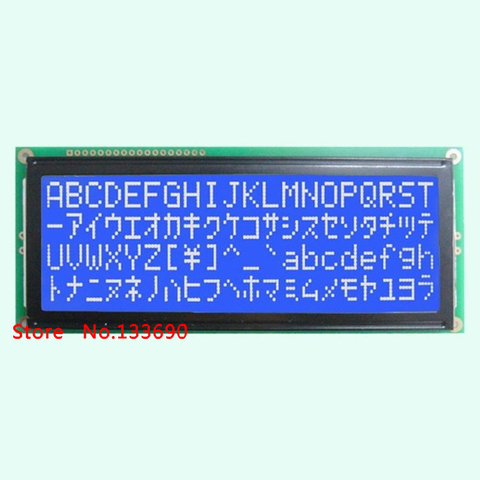 Большой ЖК-дисплей 2004 20*4 20x4, большой размер 204, синий дисплей с символом, модуль ЖК-дисплея 146*62,5 мм wh2004l AC204B ► Фото 1/3