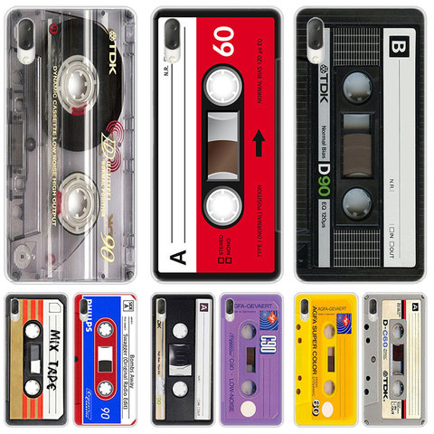 Популярный классический твердый чехол со старыми кассетами для Sony Xperia L1 L2 L3 X XA XA1 XA2 Ultra E5 XZ XZ1 XZ2 Compact XZ3 M4 Aqua Z3 Z5 Premium ► Фото 1/6