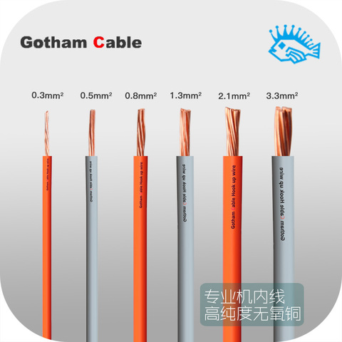 1 метр Швейцарский Готэм-7-core в провод высокой чистоты из бескислородной меди, провод из бескислородной меди, Hi-Fi, 