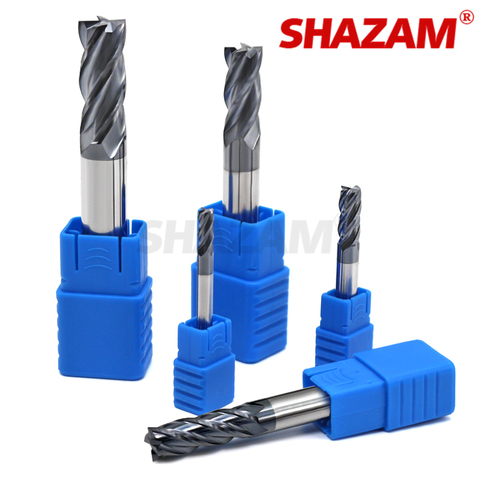 Фреза Hrc50 Endmill сплав Вольфрамовая сталь Cnc Maching SHAZAM Оптовая Продажа Топ фрезерный станок Инструменты для стального деревообработки ► Фото 1/5