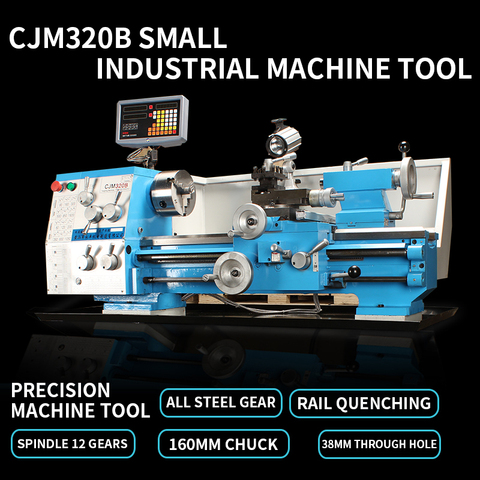 Микро станок CJM320B токарный станок бытовой станок Малый токарный станок для точности токарный инструмент прибора Настольный Токарный стано... ► Фото 1/6