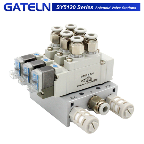SMC тип SY5120 электромагнитный комбинация клапанов один с электронным управлением цилиндр регулирующий клапан SY5120-5LZD-01 SY5120-6LZD-01 ► Фото 1/6