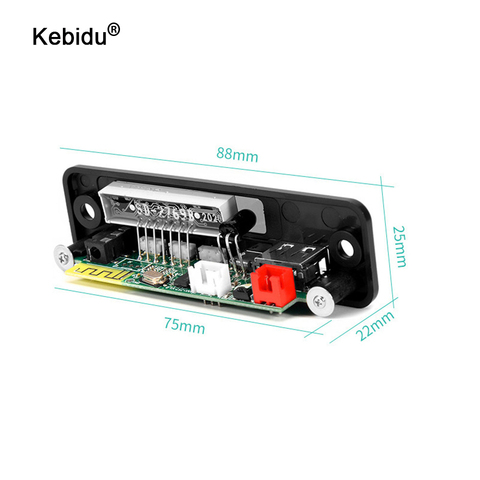 Плата MP3 декодера, 5 В, TWS, Bluetooth 5,0, беспроводной аудио модуль, цветной экран, поддержка APE USB AUX TF FM радио, автомобильные аксессуары ► Фото 1/6