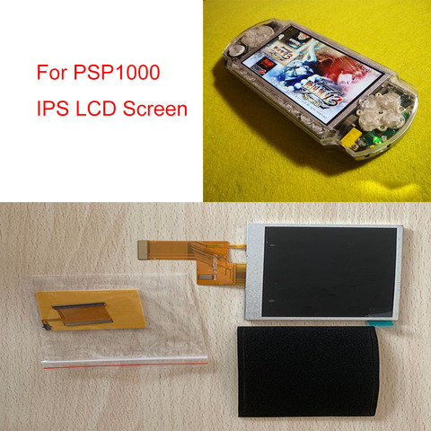 ЖК-экран IPS для игровой консоли PSP 1000, специальный кабель для игровой консоли Sony PSP 1000-IPS, ЖК-экран, комплекты высокой яркости ► Фото 1/6