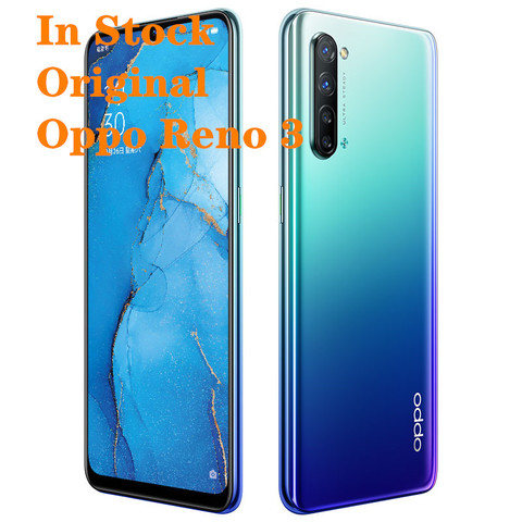 Oppo Reno 3 смартфон с 6,4-дюймовым дисплеем, восьмиядерным процессором MTK6873, ОЗУ 12 Гб, ПЗУ 128 ГБ, 48 МП, 5 камер ► Фото 1/6