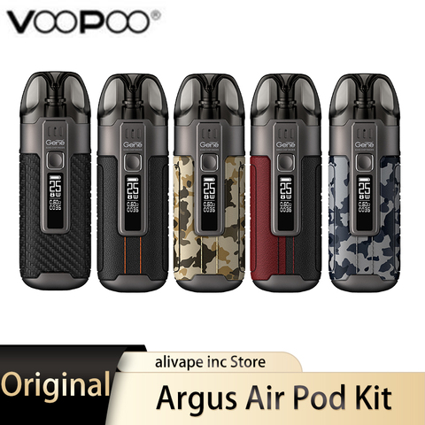 Оригинальный VOOPOO Argus Air Pod Комплект 25 Вт 900 мАч электронная сигарета комплект с самонастраиваемым устройством катушки Pod Системы электронная сигарета Тип-C 3,8 мл Pod картридж с испарителем ► Фото 1/6