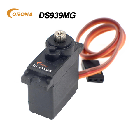 Металлическая Шестерня Corona DS939MG, сервопривод 2,5 кг/0,14 сек/12,5 г для радиоуправляемого самолета, радиоуправляемого модельного робота ► Фото 1/4