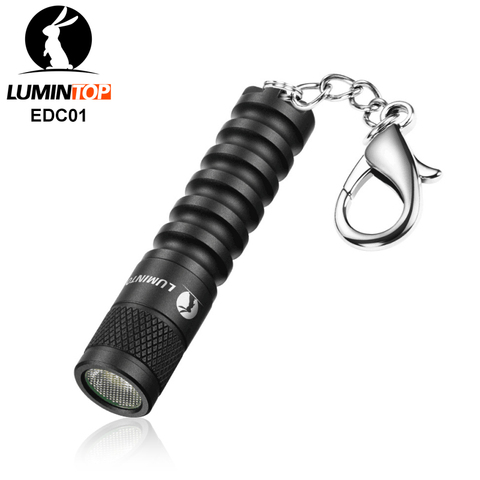 Фонарик Lumintop EDC01 AAA 120 лм, портативный мини-фонарик GW.PUSRA1 PM 6500K холодный белый с брелоком, фонарик ► Фото 1/6