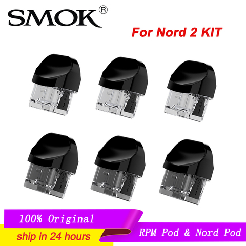 Оригинальный SMOK Nord 2 RPM Pod и Nord Pod катушка 4,5 мл пустой картридж для Nord 2 Vape KIT электронная сигарета испаритель Атомайзер ► Фото 1/6