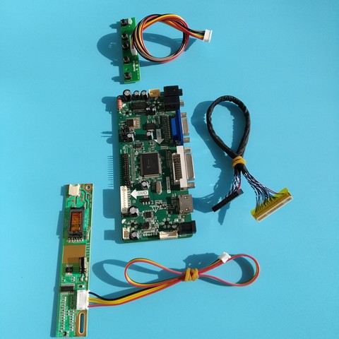 Комплект для LTN156AT01 ЖК-Дисплей HDMI 1366X768 экран DVI VGA Панель Светодиодный 15,6 
