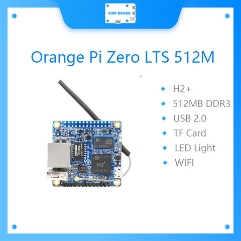 Плата разработки Orange Pi Zero LTS H2 +, четырехъядерный, с открытым исходным кодом, 512 МБ, beyond Raspberry Pi ► Фото 1/6