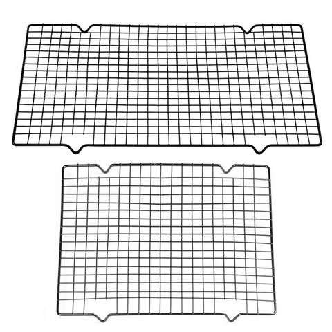 Антипригарная металлическая охлаждающая решетка для торта, стойка для печенья, печенья, хлеба, кексов, подставка для сушки, подставка для ку... ► Фото 1/6