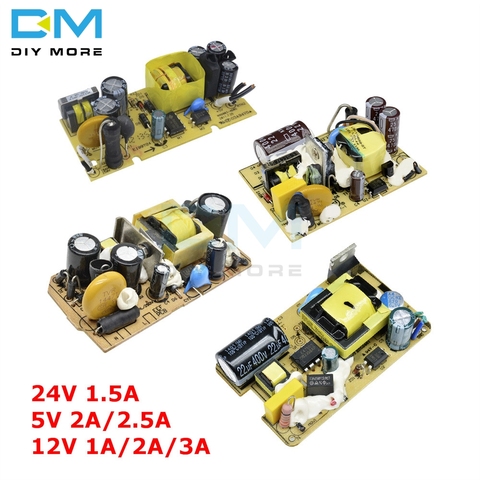 AC 100V-240V DC/DC 5V 2A/2.5A 12V 1A/2A/3A 24V 1.5A переключатель Питание модуль перенапряжения Защита от перегрузки по току Защита от короткого замыкания ► Фото 1/6