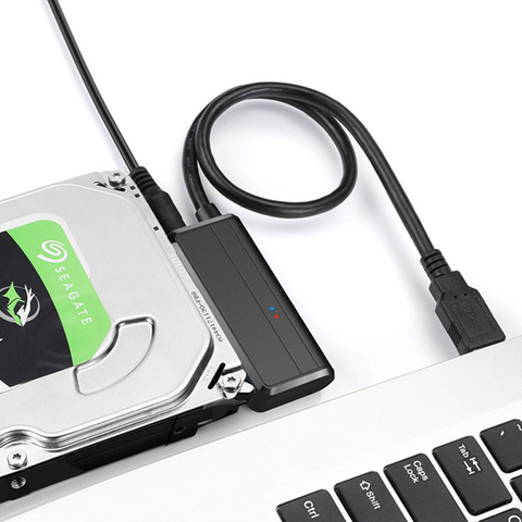 Кабель SATA 3, адаптер Sata к USB 3,0 до 5 Гбит/с, поддержка внешнего SSD HDD 2,5/дюйма, адаптер для жесткого диска Sata III Connect tfit ► Фото 1/6