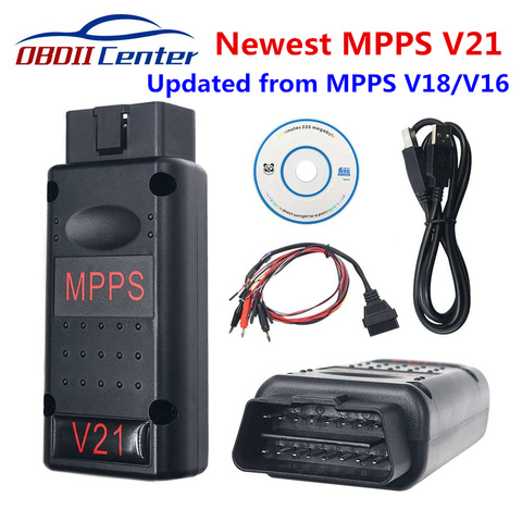 Mpps V18 V21 Ecu чип тюнинг сканер для Edc15 Edc16 Edc17 Inkl Checksum поддержка многоязычных профессиональных Mpps 18 сканер Ecu ► Фото 1/6