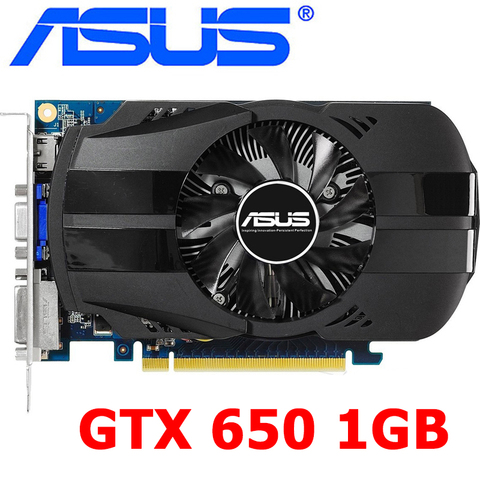 ASUS Original GTX 650 1 ГБ видеокарта 128Bit GDDR5 видеокарты для nVIDIA Geforce GTX650 Hdmi Dvi VGA карты в продаже б/у ► Фото 1/3