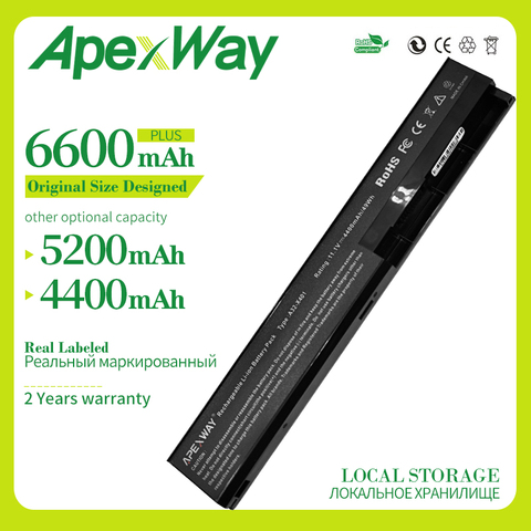 Apexway 11,1 V X501a Батарея для Asus A31-X401 A32-X401 A41-X401 A42-X401 X401 X401A X401A1 X401U X501 X501A X501A1 X501U ► Фото 1/1