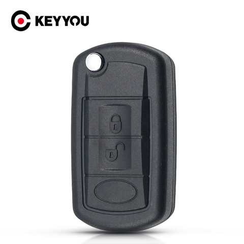 Запасной чехол KEYYOU для автомобильного ключа с 3 кнопками дистанционного управления, Стильный чехол-накладка для Land Rover Range Rover Sport LR3 Discovery ► Фото 1/6