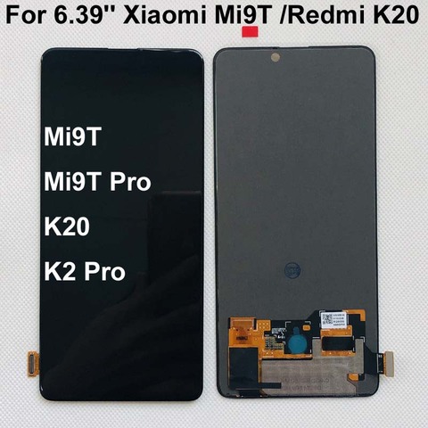 AAA оригинальный Amoled для 6,39 ''Xiaomi Redmi K20 ЖК-дисплей сенсорный экран дигитайзер в сборе для Xiaomi Mi 9t для Redmi K20 Pro ► Фото 1/6