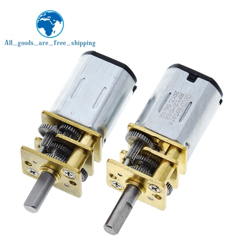 TZT DC 6V 30RPM 200RPM N20 мини микро-металлическая передача мотор с зубчатым колесом DC моторы GA12-N20 ► Фото 1/6
