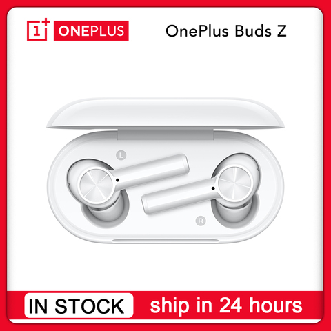Глобальная версия OnePlus Buds Z bluetooth беспроводные наушники TWS IP55 водонепроницаемые для OnePlus 8T 8 pro Nord N10 ► Фото 1/6