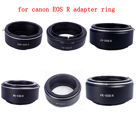 Переходное кольцо для объектива Foleto для Minolta MD FD Leica LR Pentax PK olympus OM адаптер EF для беззеркальной камеры Canon EOS R R5 RF ► Фото 1/6