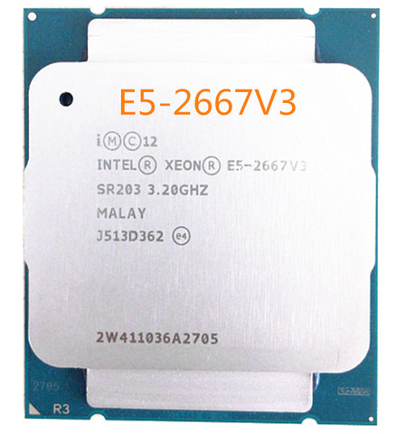 E5-2667 V3 Оригинальный Intel Xeon E5-2667V3 E5 2667V3 3,2 ГГц 8-Core 20M LGA2011-3 135W E5 2667 V3 Бесплатная доставка ► Фото 1/1