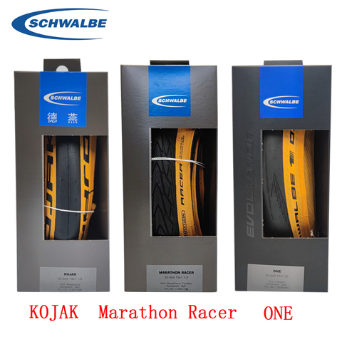 Складные шины Schwalbe Marathon Racer ONE для Brompton 35-349, 16 дюймов, 16x1, 1/3, ссветильник желтые боковые шины 35-349, 16*1,35 ► Фото 1/6