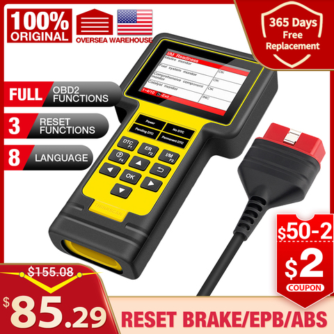 Thinkcar Thinkscan 600 ABS/SRS OBD2 сканер TS600 oil/TPMS/EPB Сброс OBD2 считыватель кодов PK CR619 AL619 ► Фото 1/6