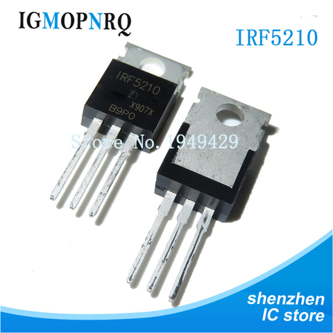 10 шт. IRF5210PBF TO-220 IRF5210 MOSFET PCh -100V -40A 60mOhm 120nC новый оригинальный Бесплатная доставка ► Фото 1/2