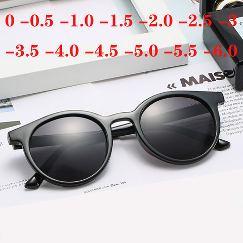 Солнцезащитные очки для женщин и мужчин, с защитой от ультрафиолета и близорукости, 0-0,5-1,0-1,5-2,0-2,5-3,0-3,5-4,0-4,5-6,0 ► Фото 1/6
