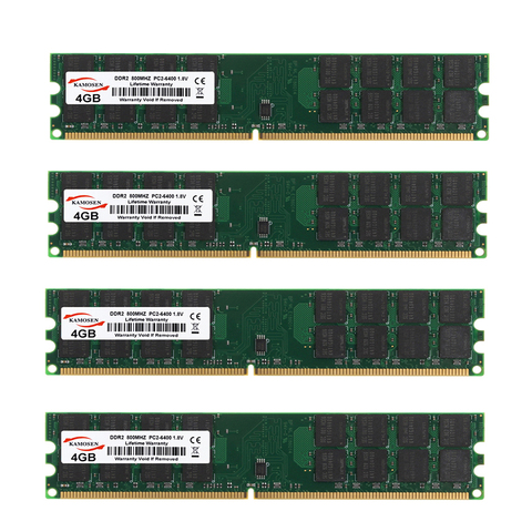 16 Гб 4X 4 Гб PC2-6400 DDR2-800MHZ 240pin настольных компьютеров AMD Оперативная память 1,8 V SD Оперативная память только для AMD не для INTEL Системы ► Фото 1/2